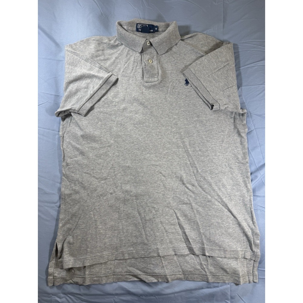 Polo Ralph Lauren Men's Grey Short Sleeve Polo Size Medium